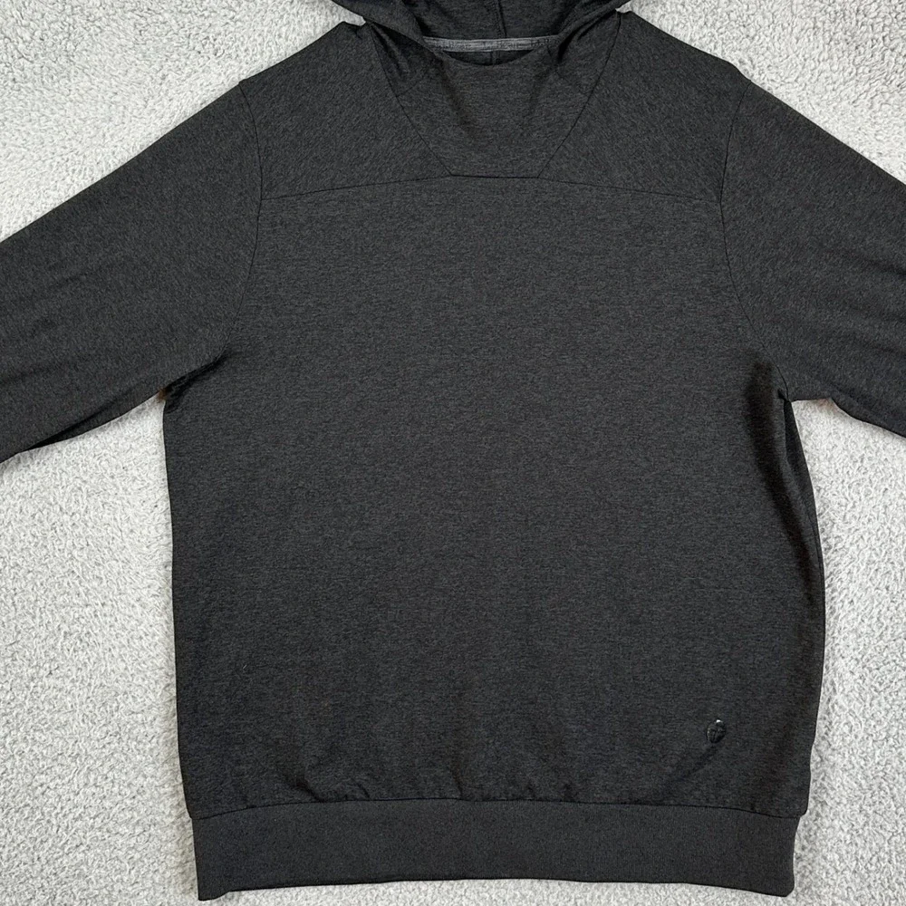 L.L. Bean Sweatshirt Hoodie Mens Medium Reg Dark Gray Athletic Slightly Fitted